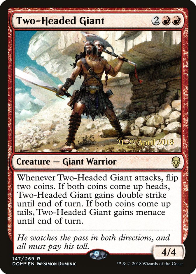 Two-Headed Giant [Dominaria Prerelease Promos] | Rock City Comics
