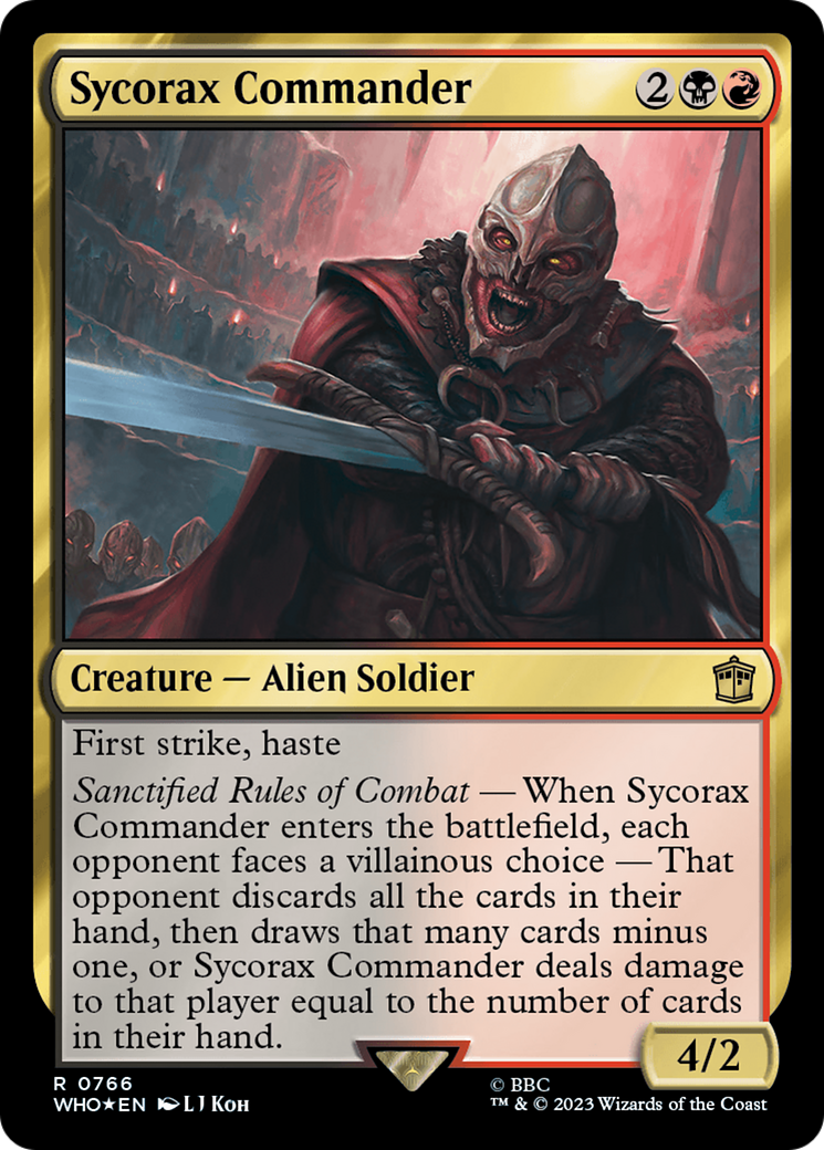 Sycorax Commander (Surge Foil) [Doctor Who] | Rock City Comics