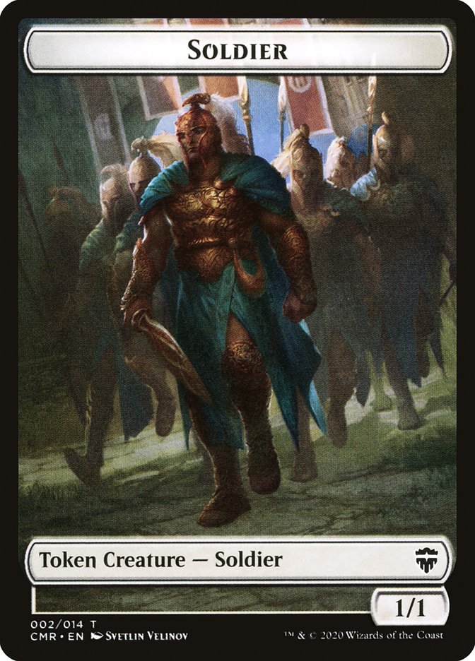 Soldier // The Monarch Double-Sided Token [Commander Legends Tokens] | Rock City Comics