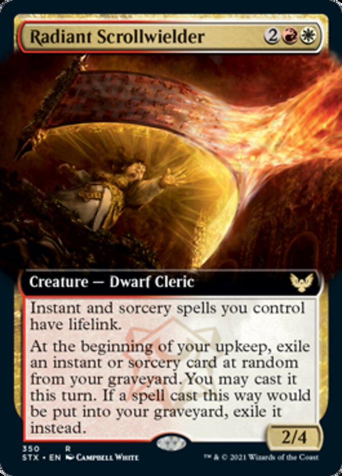 Radiant Scrollwielder (Extended Art) [Strixhaven: School of Mages] | Rock City Comics
