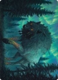 Sarulf, Realm Eater Art Card [Kaldheim Art Series] | Rock City Comics