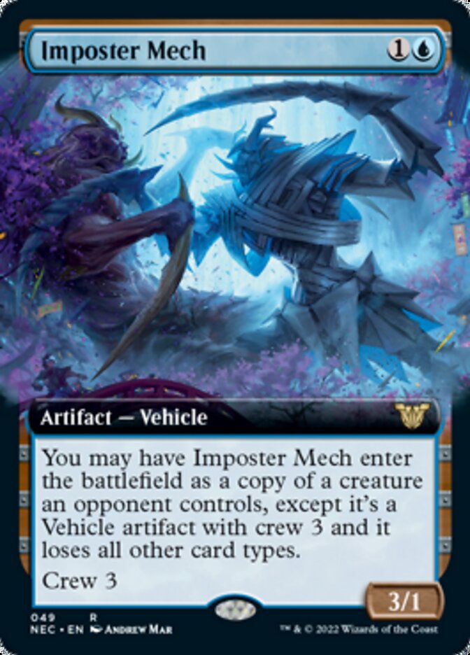 Imposter Mech (Extended Art) [Kamigawa: Neon Dynasty Commander] | Rock City Comics