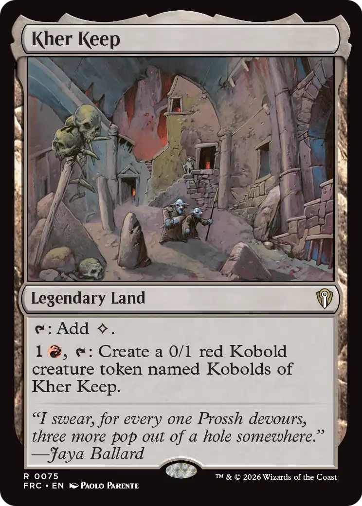 Kher Keep [Reality Fracture Commander] | Rock City Comics