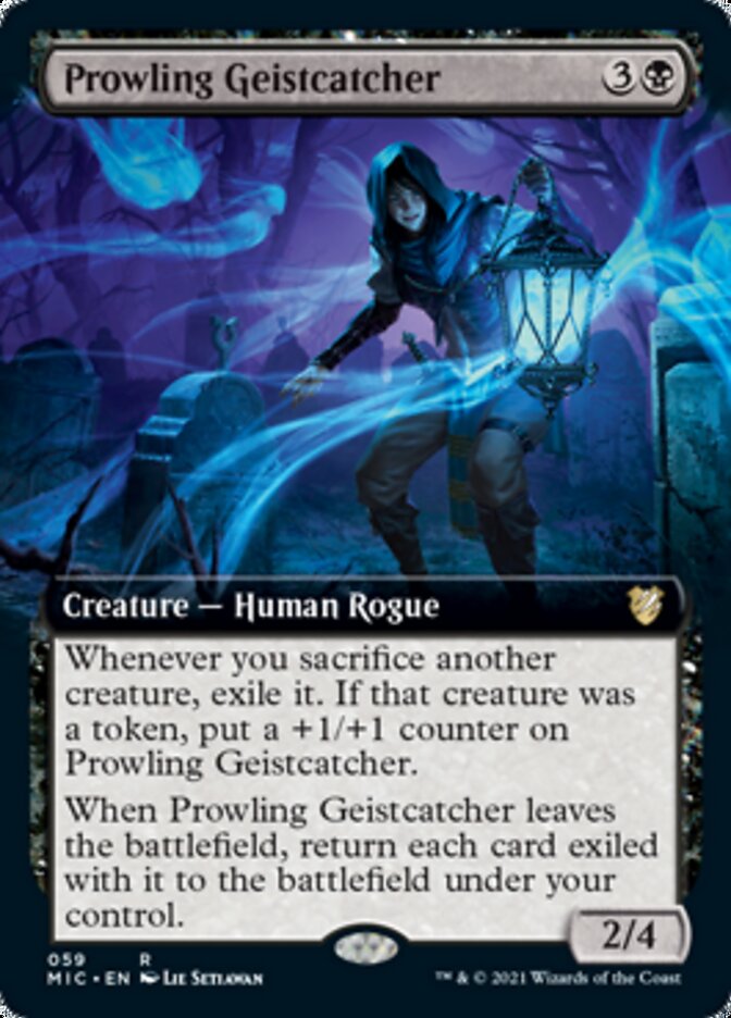 Prowling Geistcatcher (Extended Art) [Innistrad: Midnight Hunt Commander] | Rock City Comics