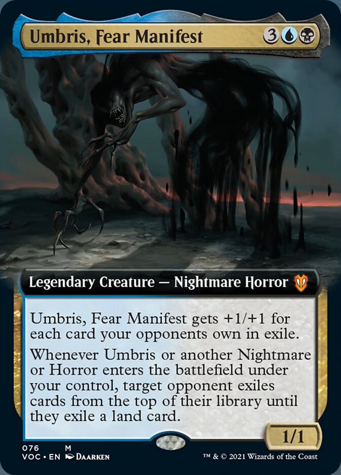 Umbris, Fear Manifest (Extended Art) [Innistrad: Crimson Vow Commander] | Rock City Comics