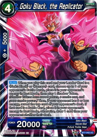 Goku Black, the Replicator (BT7-042) [Assault of the Saiyans] | Rock City Comics