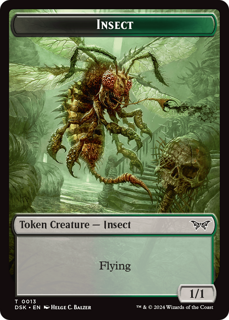 Insect (0013) Token [Duskmourn: House of Horror Tokens] | Rock City Comics