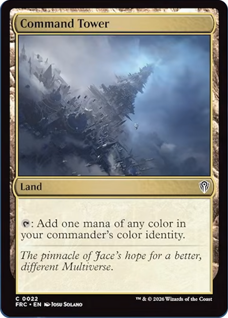 Command Tower [Reality Fracture Commander] | Rock City Comics