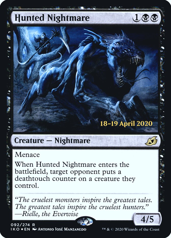 Hunted Nightmare [Ikoria: Lair of Behemoths Prerelease Promos] | Rock City Comics