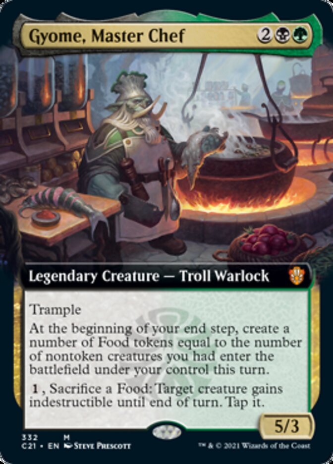 Gyome, Master Chef (Extended Art) [Commander 2021] | Rock City Comics