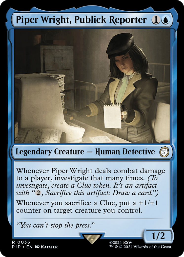 Piper Wright, Publick Reporter [Fallout] | Rock City Comics