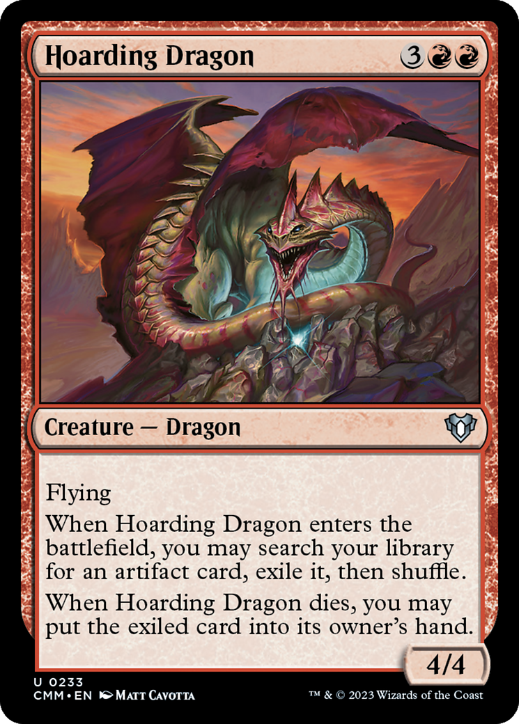 Hoarding Dragon [Commander Masters] | Rock City Comics