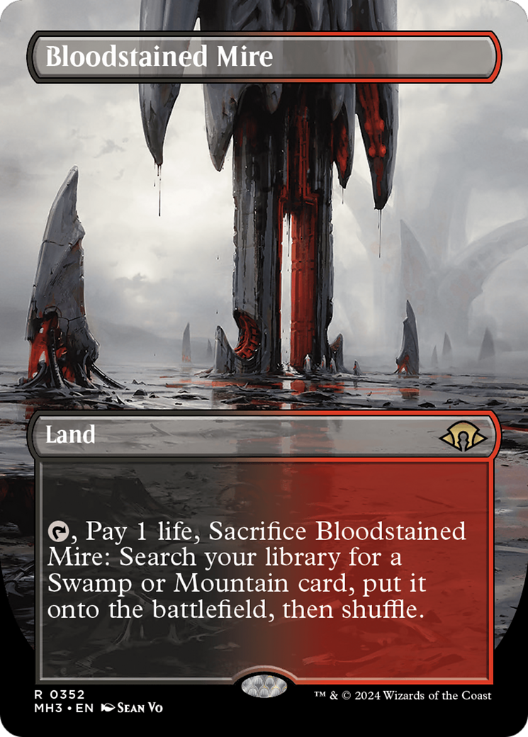 Bloodstained Mire (Borderless) [Modern Horizons 3] | Rock City Comics