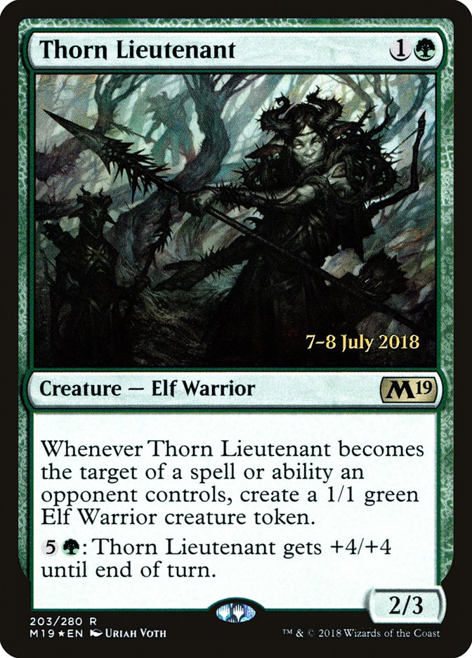 Thorn Lieutenant [Core Set 2019 Prerelease Promos] | Rock City Comics