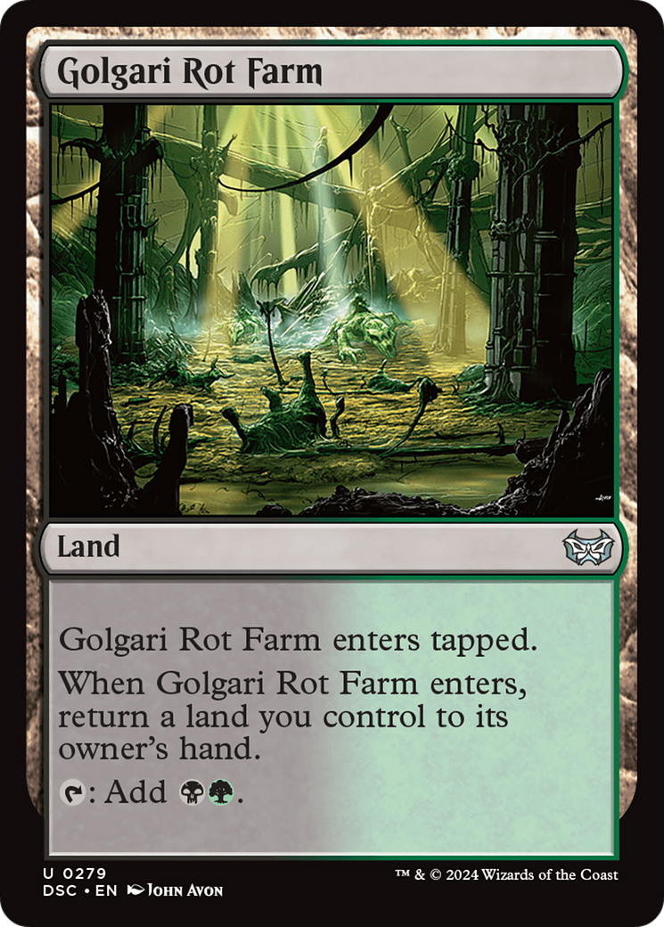 Golgari Rot Farm [Duskmourn: House of Horror Commander] | Rock City Comics