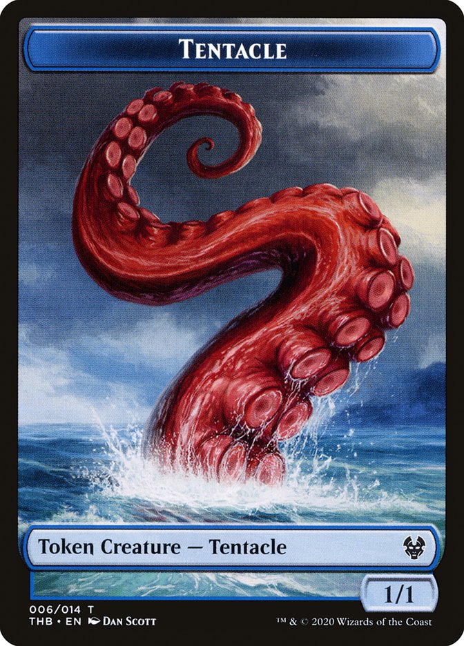 Human Soldier // Tentacle Double-Sided Token [Theros Beyond Death Tokens] | Rock City Comics