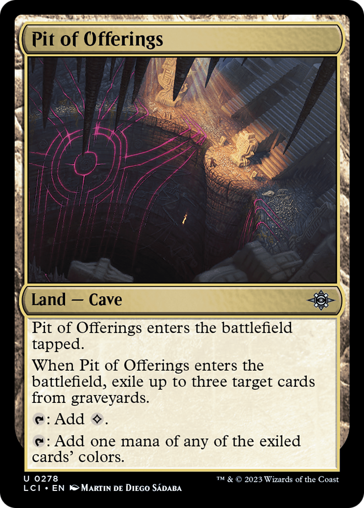 Pit of Offerings [The Lost Caverns of Ixalan] | Rock City Comics