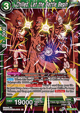 Chilled, Let the Battle Begin (BT13-065) [Supreme Rivalry] | Rock City Comics