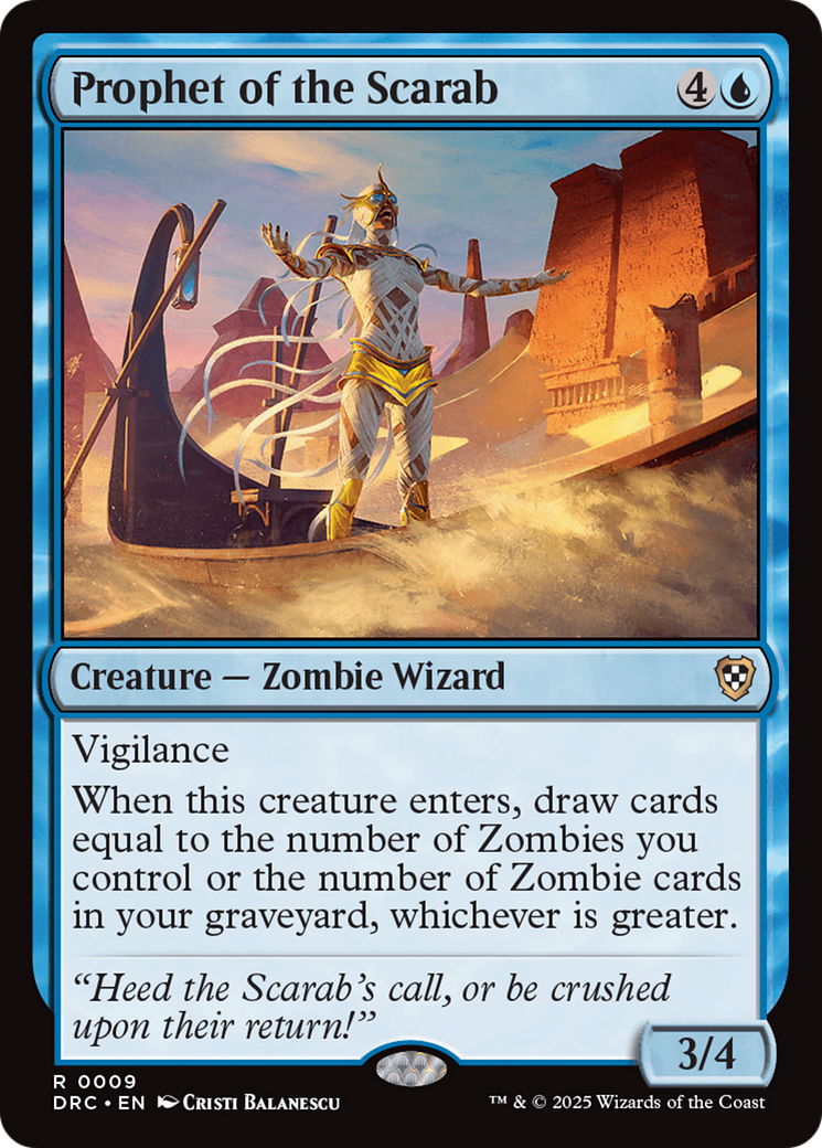 Prophet of the Scarab [Aetherdrift Commander] | Rock City Comics
