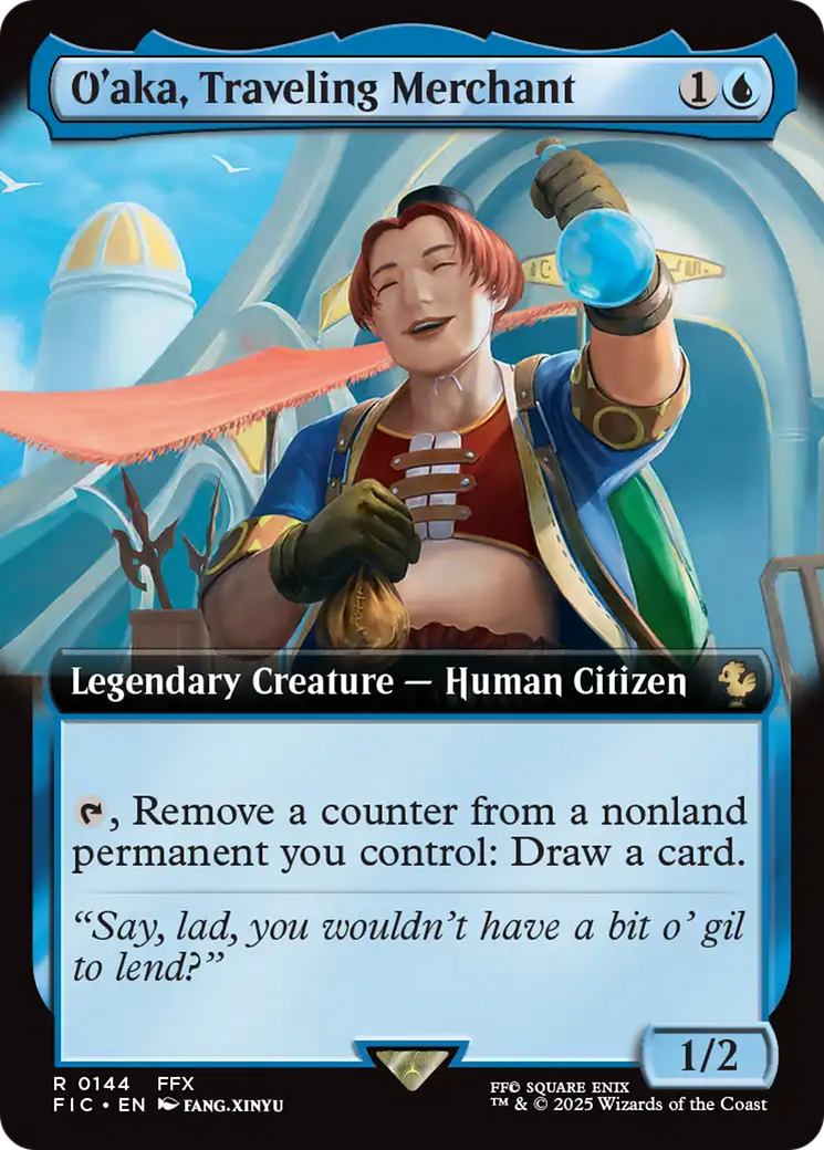 O'aka, Traveling Merchant (Extended Art) [FINAL FANTASY Commander] | Rock City Comics