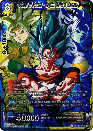 Power of Potara - Vegito, Kefla & Zamasu (BT7-131) [Assault of the Saiyans] | Rock City Comics