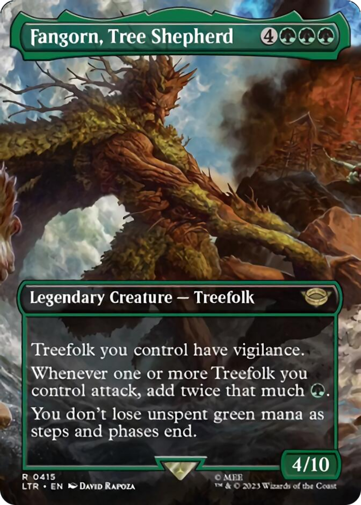 Fangorn, Tree Shepherd (Borderless Alternate Art) [The Lord of the Rings: Tales of Middle-Earth] | Rock City Comics