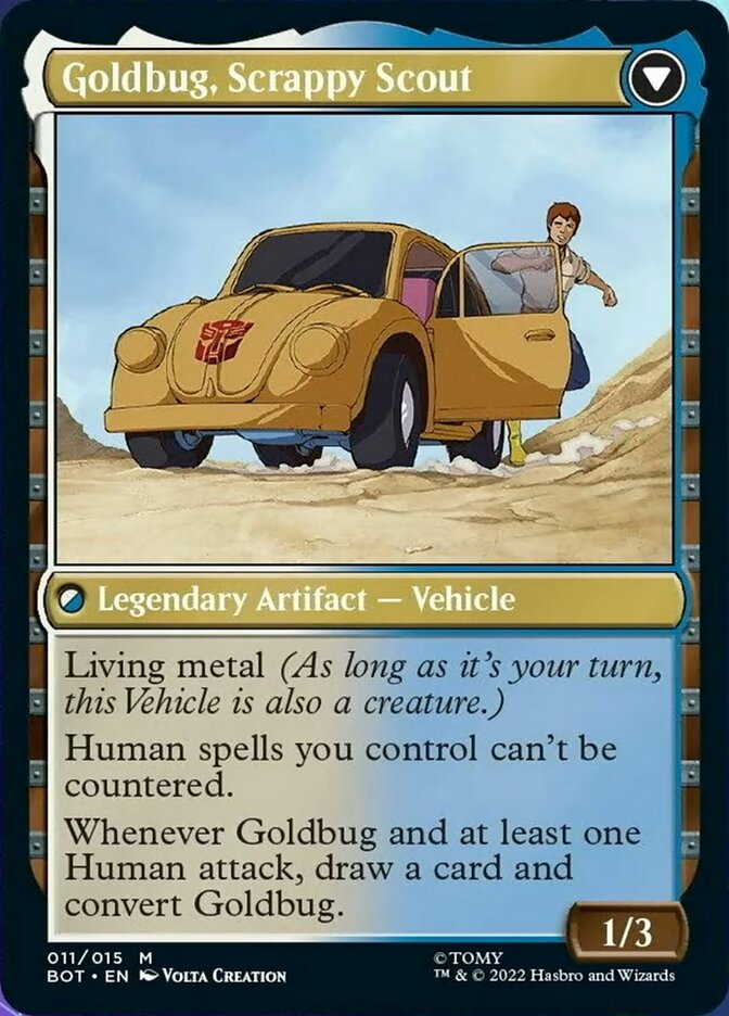 Goldbug, Humanity's Ally // Goldbug, Scrappy Scout [Transformers] | Rock City Comics