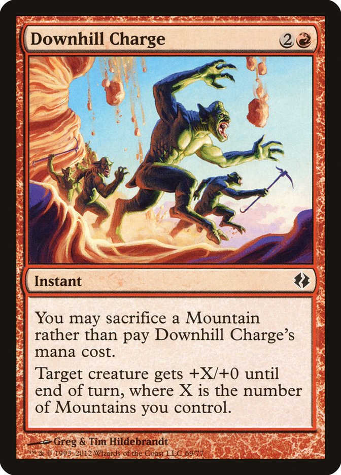 Downhill Charge [Duel Decks: Venser vs. Koth] | Rock City Comics
