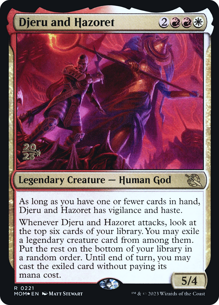 Djeru and Hazoret [March of the Machine Prerelease Promos] | Rock City Comics