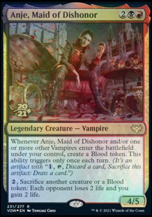 Anje, Maid of Dishonor [Innistrad: Crimson Vow Prerelease Promos] | Rock City Comics