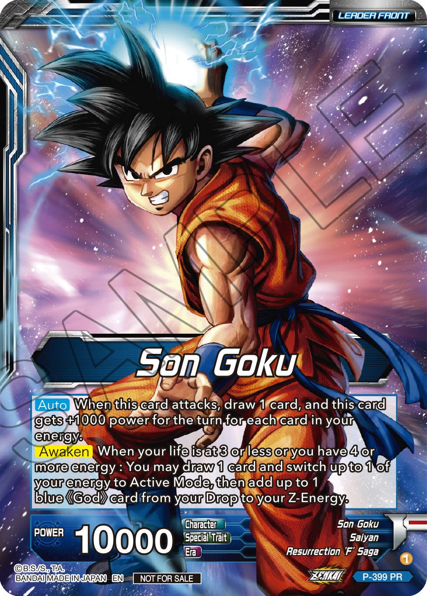 Son Goku // Super Saiyan Blue Son Goku Returns (P-399) [Promotion Cards] | Rock City Comics