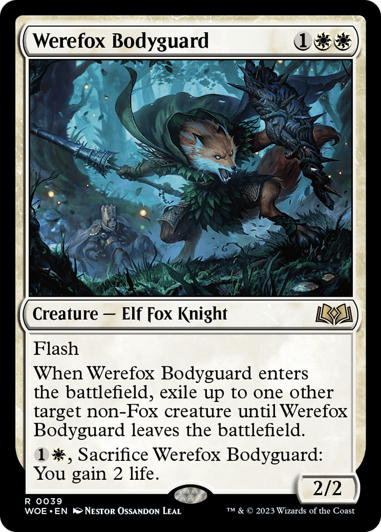 Werefox Bodyguard [Wilds of Eldraine] | Rock City Comics