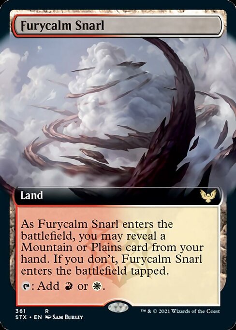 Furycalm Snarl (Extended Art) [Strixhaven: School of Mages] | Rock City Comics