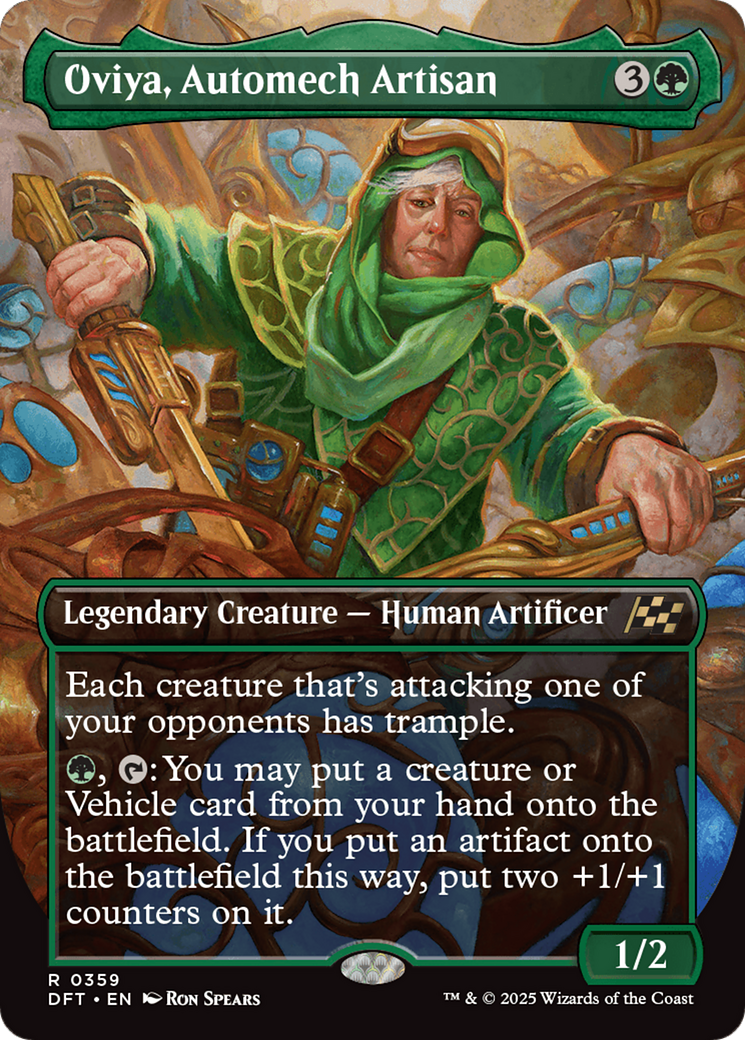Oviya, Automech Artisan (Borderless) [Aetherdrift] | Rock City Comics