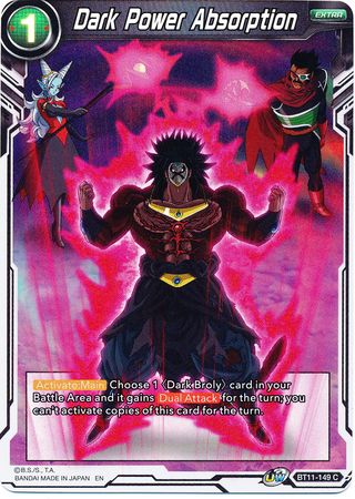 Dark Power Absorption (BT11-149) [Vermilion Bloodline 2nd Edition] | Rock City Comics