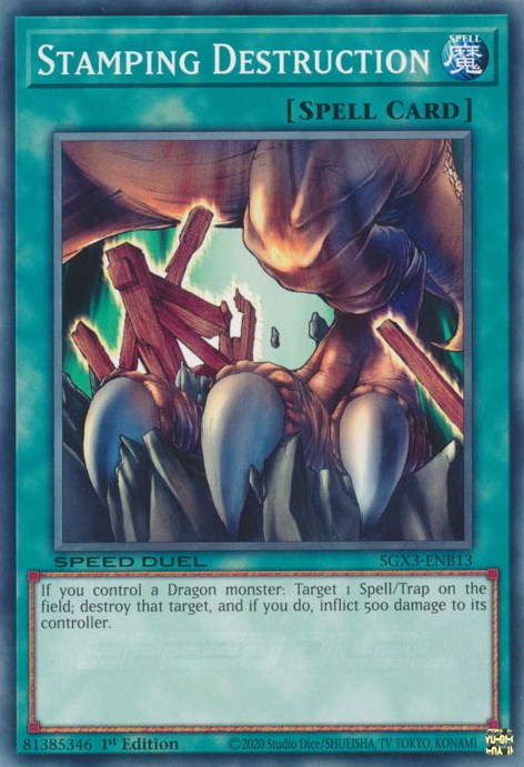 Stamping Destruction [SGX3-ENB13] Common | Rock City Comics