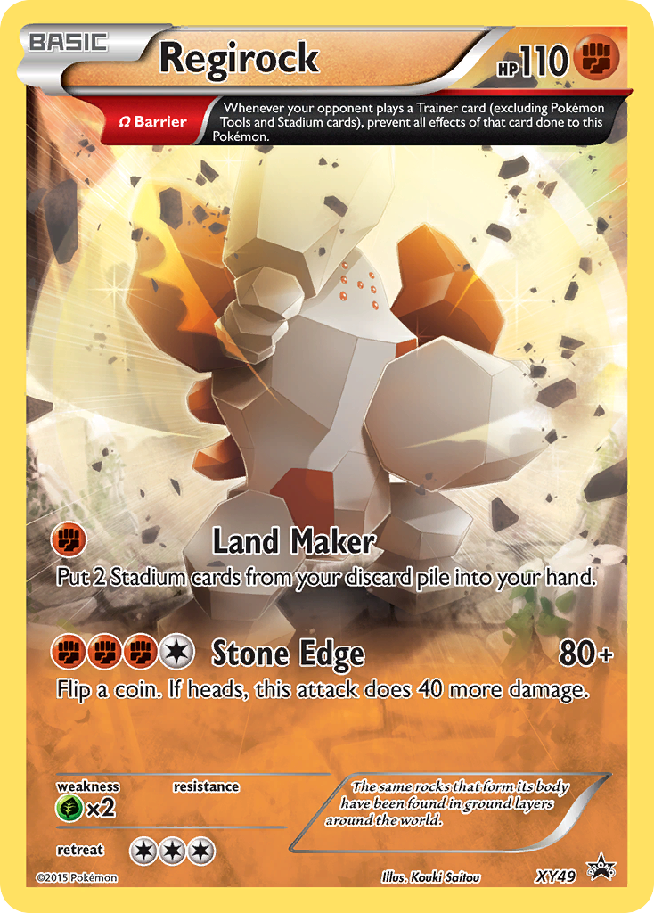 Regirock (XY49) [XY: Black Star Promos] | Rock City Comics