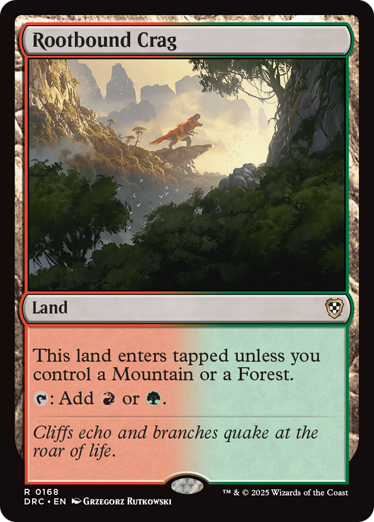 Rootbound Crag [Aetherdrift Commander] | Rock City Comics