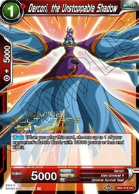 Dercori, the Unstoppable Shadow (Divine Multiverse Draft Tournament) (DB2-015) [Tournament Promotion Cards] | Rock City Comics