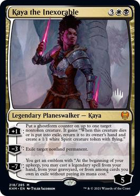 Kaya the Inexorable (Promo Pack) [Kaldheim Promos] | Rock City Comics