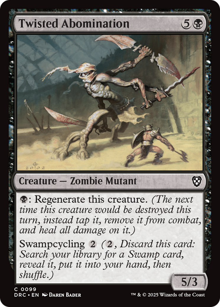 Twisted Abomination [Aetherdrift Commander] | Rock City Comics