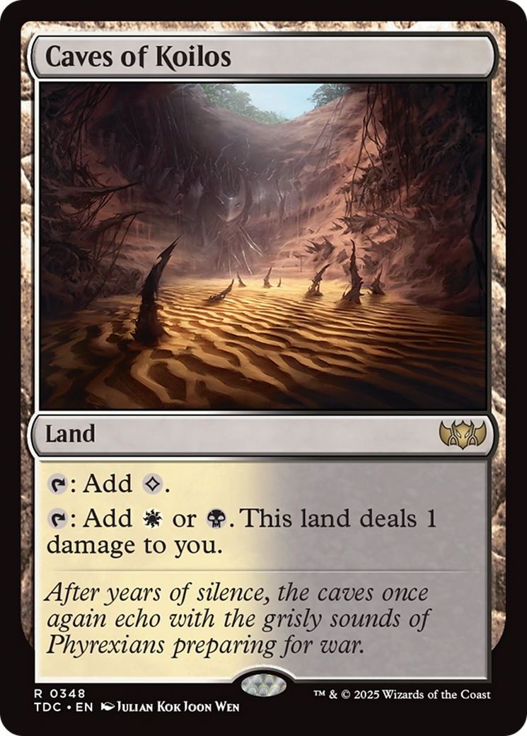 Caves of Koilos [Tarkir: Dragonstorm Commander] | Rock City Comics
