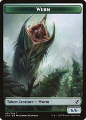 Beast (013) // Wurm Double-Sided Token [Commander 2019 Tokens] | Rock City Comics