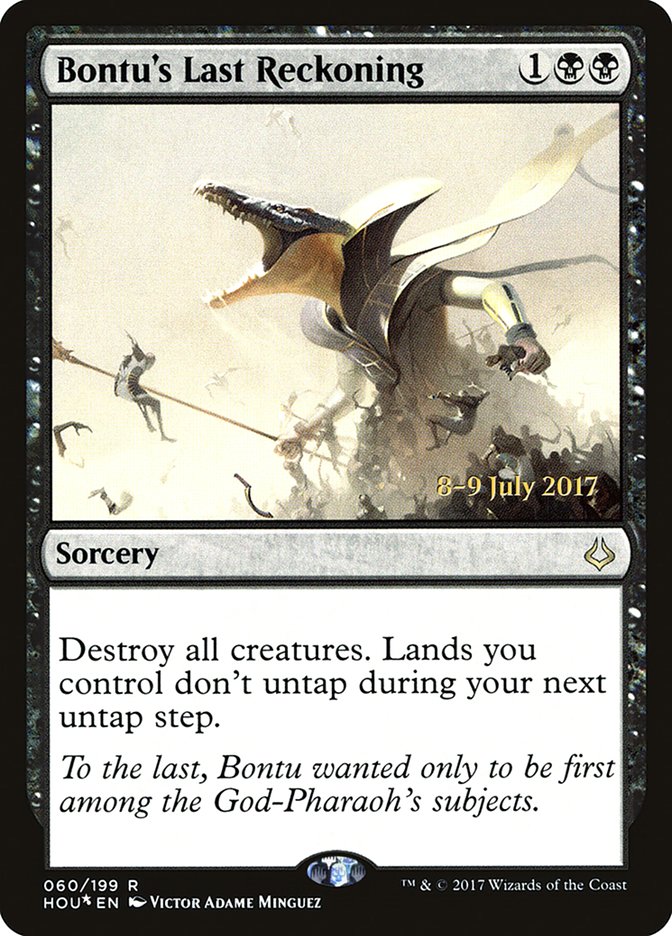 Bontu's Last Reckoning [Hour of Devastation Prerelease Promos] | Rock City Comics
