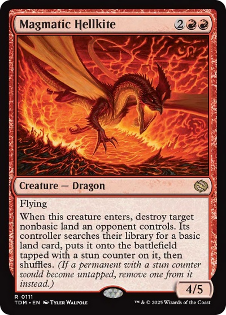 Magmatic Hellkite [Tarkir: Dragonstorm] | Rock City Comics