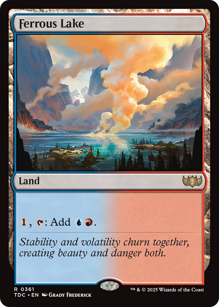 Ferrous Lake [Tarkir: Dragonstorm Commander] | Rock City Comics