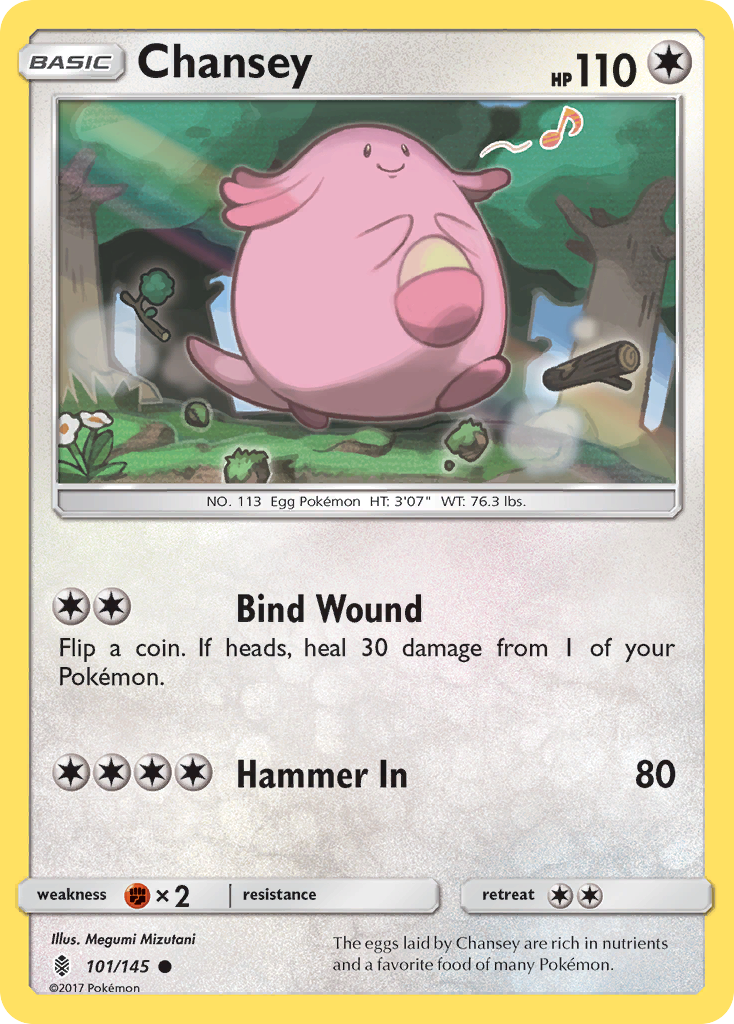 Chansey (101/145) [Sun & Moon: Guardians Rising] | Rock City Comics