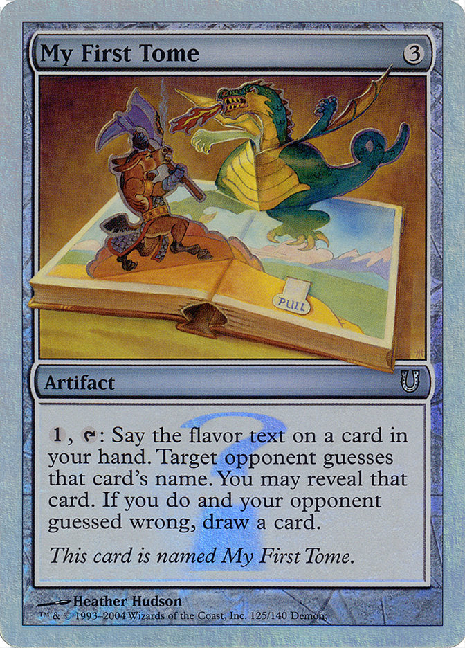 My First Tome (Alternate Foil) [Unhinged] | Rock City Comics