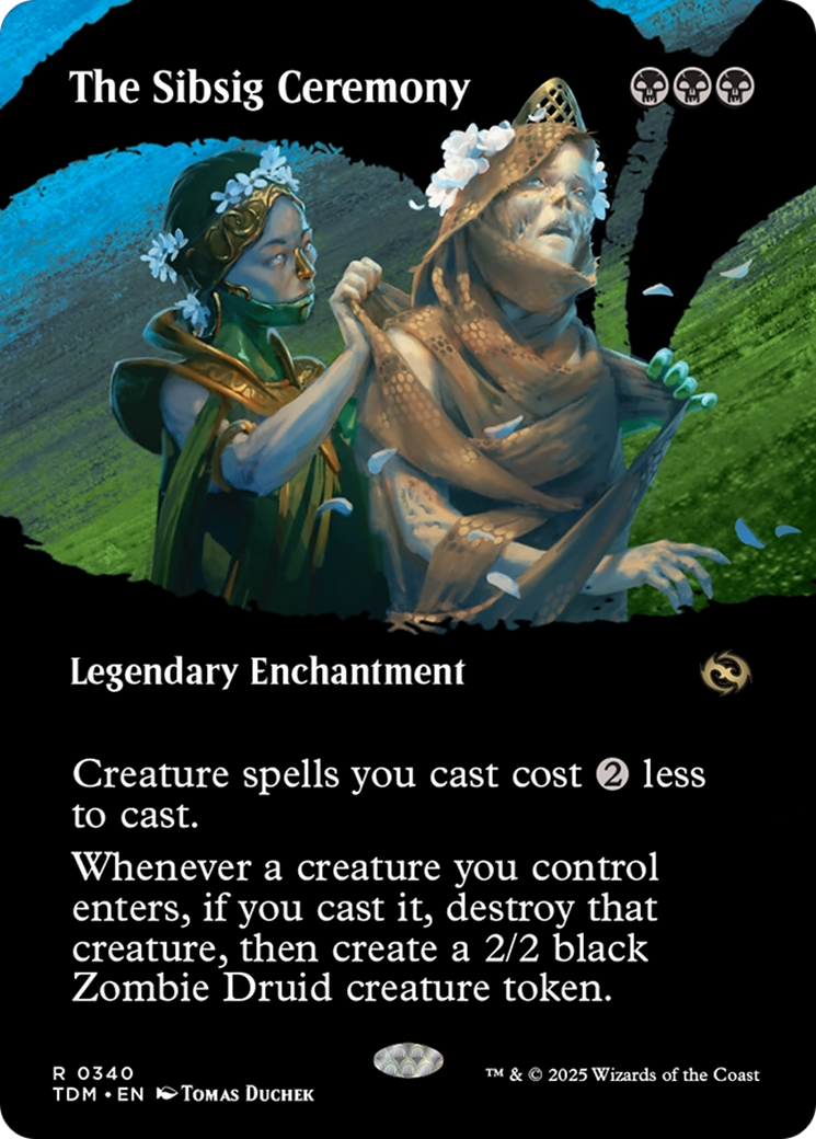 The Sibsig Ceremony (Borderless) [Tarkir: Dragonstorm] | Rock City Comics
