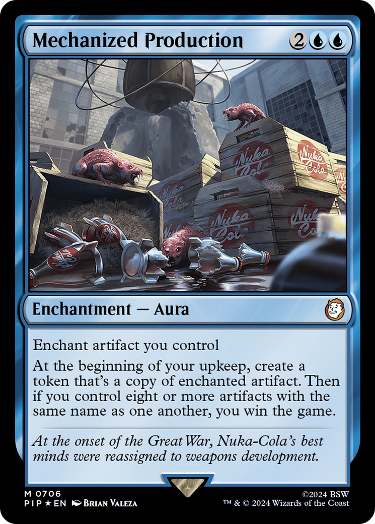 Mechanized Production (Surge Foil) [Fallout] | Rock City Comics